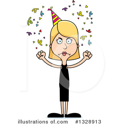 Royalty-Free (RF) White Woman Clipart Illustration by Cory Thoman - Stock Sample #1328913