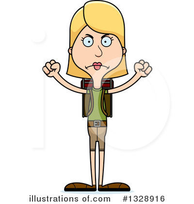 Royalty-Free (RF) White Woman Clipart Illustration by Cory Thoman - Stock Sample #1328916
