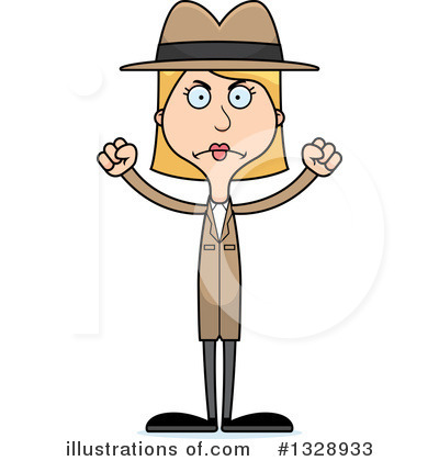 Royalty-Free (RF) White Woman Clipart Illustration by Cory Thoman - Stock Sample #1328933