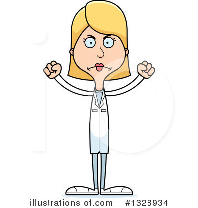Royalty-Free (RF) White Woman Clipart Illustration by Cory Thoman - Stock Sample #1328934
