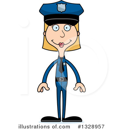 Police Woman Clipart #1328957 by Cory Thoman