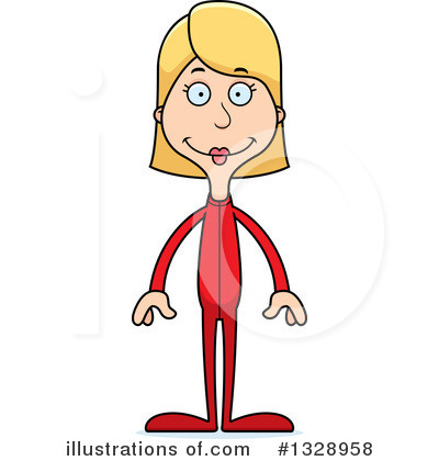 Royalty-Free (RF) White Woman Clipart Illustration by Cory Thoman - Stock Sample #1328958