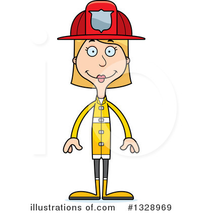 Firefighter Clipart #1328969 by Cory Thoman