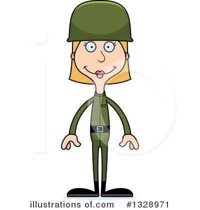 Female Soldier Clipart #1328971 by Cory Thoman