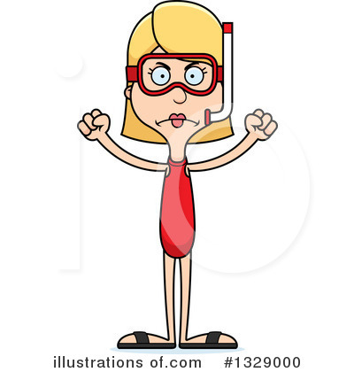 Royalty-Free (RF) White Woman Clipart Illustration by Cory Thoman - Stock Sample #1329000