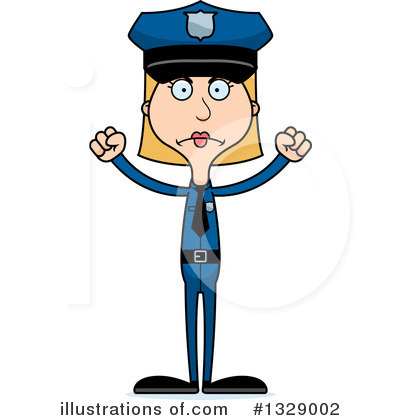 Police Woman Clipart #1329002 by Cory Thoman