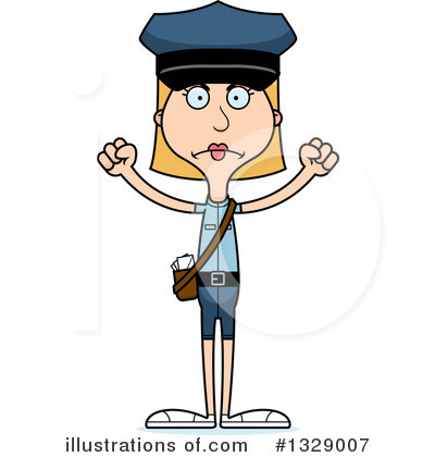 Mail Man Clipart #1329007 by Cory Thoman