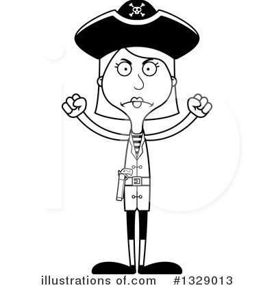Royalty-Free (RF) White Woman Clipart Illustration by Cory Thoman - Stock Sample #1329013