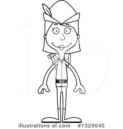 Royalty-Free (RF) White Woman Clipart Illustration by Cory Thoman - Stock Sample #1329045