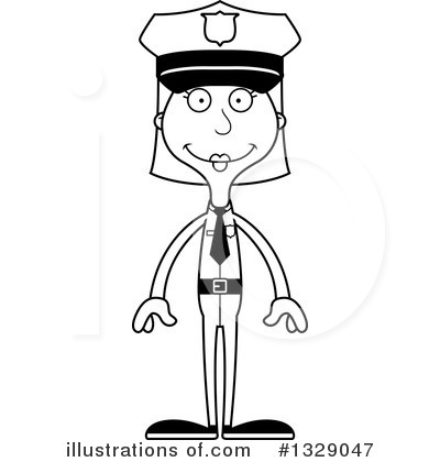 Police Woman Clipart #1329047 by Cory Thoman