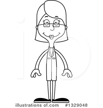 Royalty-Free (RF) White Woman Clipart Illustration by Cory Thoman - Stock Sample #1329048