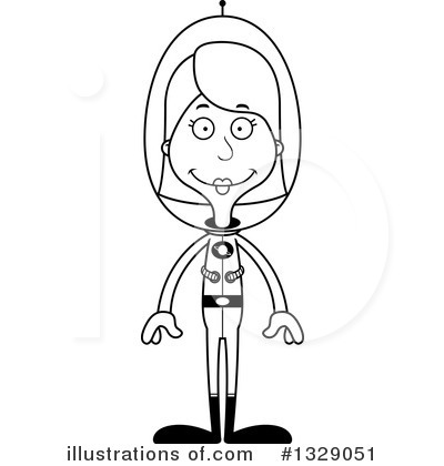 Royalty-Free (RF) White Woman Clipart Illustration by Cory Thoman - Stock Sample #1329051