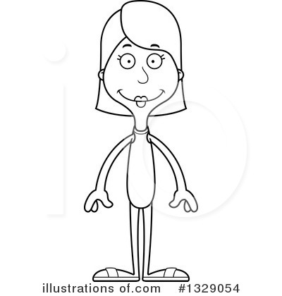 Royalty-Free (RF) White Woman Clipart Illustration by Cory Thoman - Stock Sample #1329054