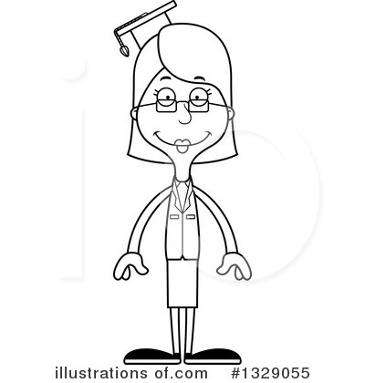 Royalty-Free (RF) White Woman Clipart Illustration by Cory Thoman - Stock Sample #1329055
