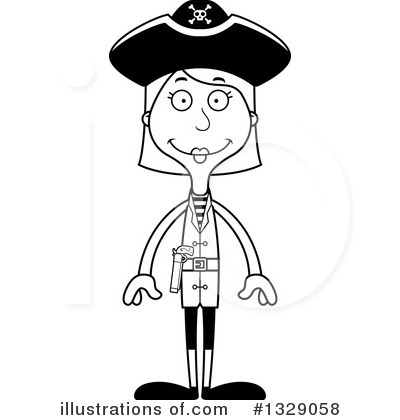 Royalty-Free (RF) White Woman Clipart Illustration by Cory Thoman - Stock Sample #1329058