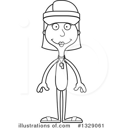 Royalty-Free (RF) White Woman Clipart Illustration by Cory Thoman - Stock Sample #1329061
