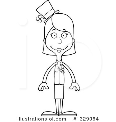 Royalty-Free (RF) White Woman Clipart Illustration by Cory Thoman - Stock Sample #1329064