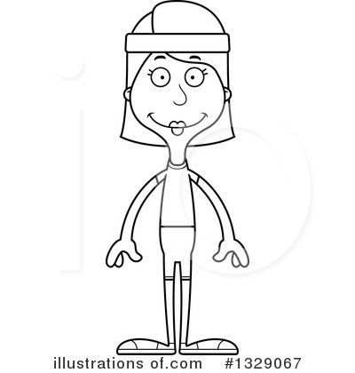 Royalty-Free (RF) White Woman Clipart Illustration by Cory Thoman - Stock Sample #1329067