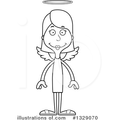 Royalty-Free (RF) White Woman Clipart Illustration by Cory Thoman - Stock Sample #1329070
