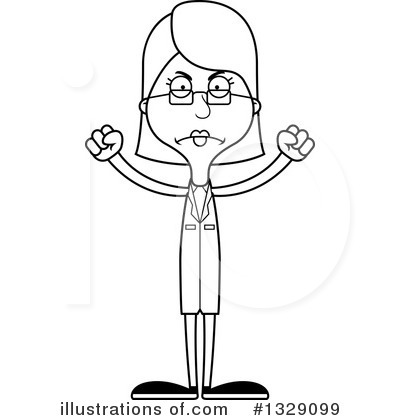 Royalty-Free (RF) White Woman Clipart Illustration by Cory Thoman - Stock Sample #1329099
