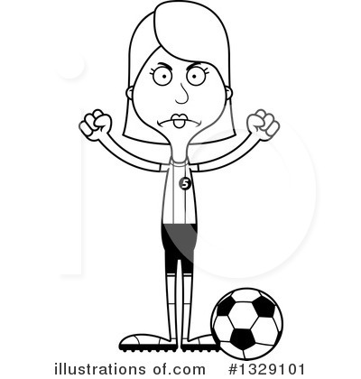 Royalty-Free (RF) White Woman Clipart Illustration by Cory Thoman - Stock Sample #1329101