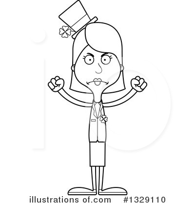 Royalty-Free (RF) White Woman Clipart Illustration by Cory Thoman - Stock Sample #1329110