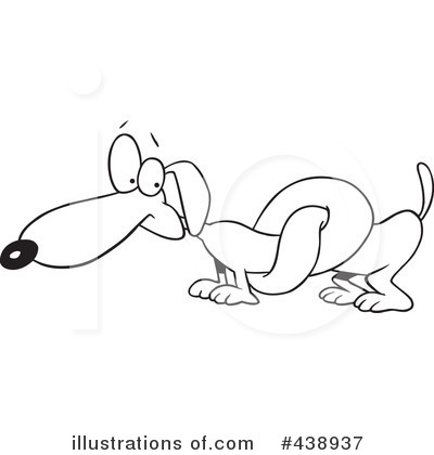 Royalty-Free (RF) Wiener Dog Clipart Illustration by toonaday - Stock Sample #438937