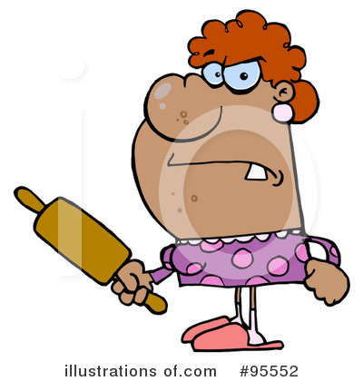 Rolling Pins Clipart #95552 by Hit Toon