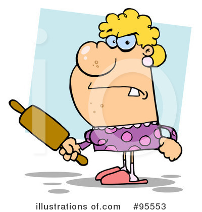 Royalty-Free (RF) Wife Clipart Illustration by Hit Toon - Stock Sample #95553
