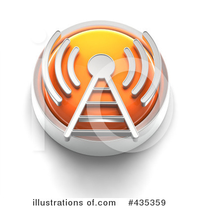 Royalty-Free (RF) Wifi Clipart Illustration by Tonis Pan - Stock Sample #435359