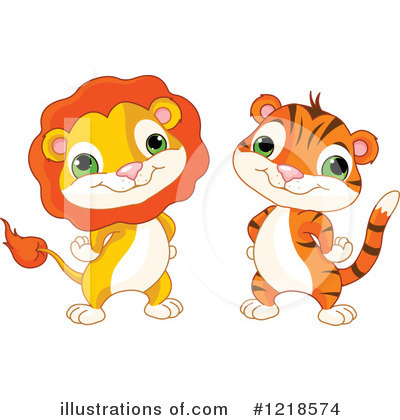 Royalty-Free (RF) Wildcat Clipart Illustration by Pushkin - Stock Sample #1218574
