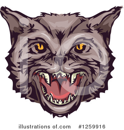 Royalty-Free (RF) Wildcat Clipart Illustration by BNP Design Studio - Stock Sample #1259916
