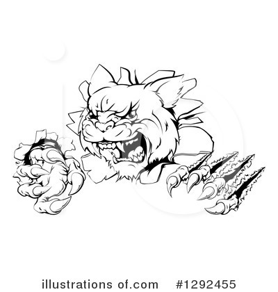 Royalty-Free (RF) Wildcat Clipart Illustration by AtStockIllustration - Stock Sample #1292455