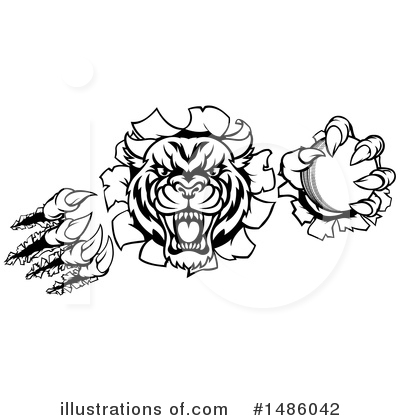 Royalty-Free (RF) Wildcat Clipart Illustration by AtStockIllustration - Stock Sample #1486042