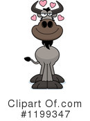 Wildebeest Clipart #1199347 by Cory Thoman