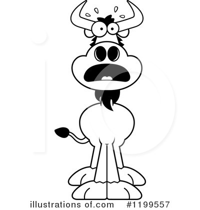 Royalty-Free (RF) Wildebeest Clipart Illustration by Cory Thoman - Stock Sample #1199557