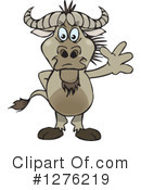 Wildebeest Clipart #1276219 by Dennis Holmes Designs