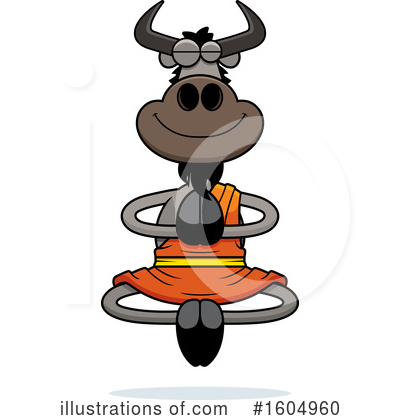 Wildebeest Clipart #1604960 by Cory Thoman