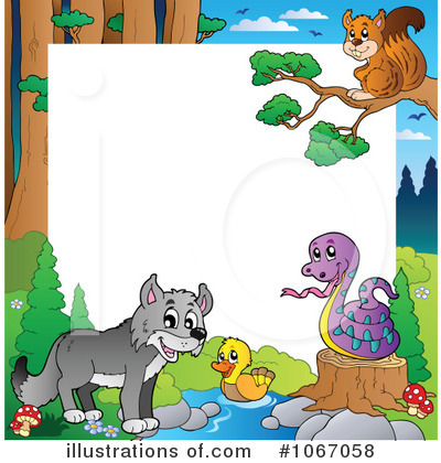 Royalty-Free (RF) Wildlife Clipart Illustration by visekart - Stock Sample #1067058