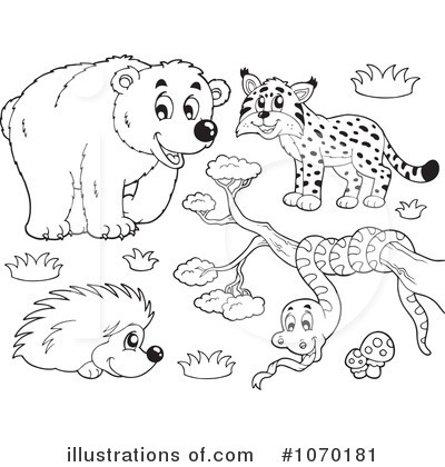Royalty-Free (RF) Wildlife Clipart Illustration by visekart - Stock Sample #1070181