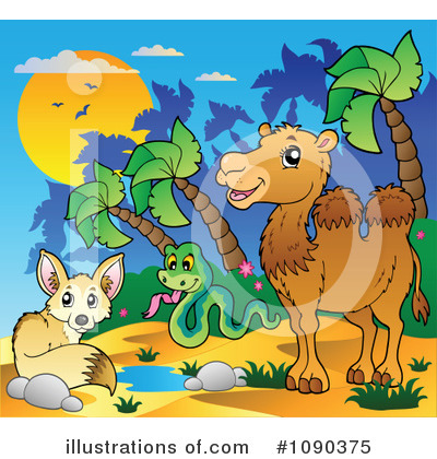 Royalty-Free (RF) Wildlife Clipart Illustration by visekart - Stock Sample #1090375