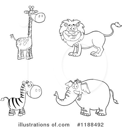 Zebra Clipart #1188492 by Hit Toon