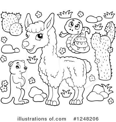 Llama Clipart #1248206 by visekart
