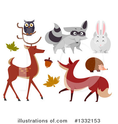 Royalty-Free (RF) Wildlife Clipart Illustration by BNP Design Studio - Stock Sample #1332153