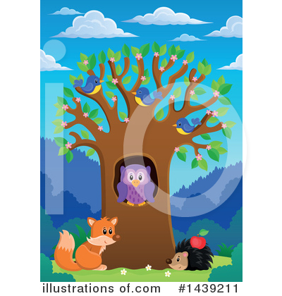 Hedgehog Clipart #1439211 by visekart