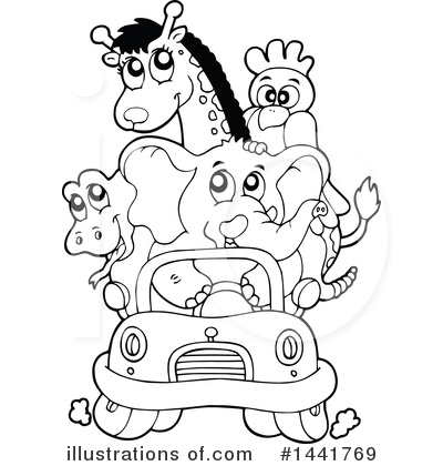 Driving Clipart #1441769 by visekart
