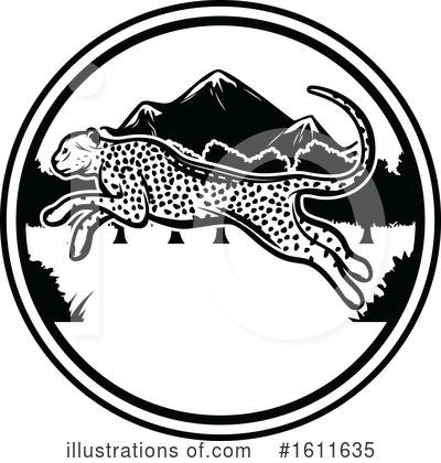 Cheetah Clipart #1611635 by Vector Tradition SM