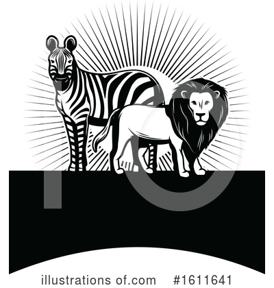 Zebra Clipart #1611641 by Vector Tradition SM