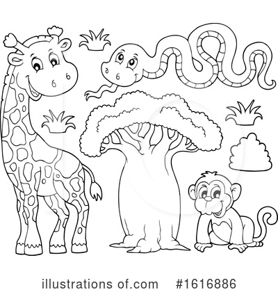 Royalty-Free (RF) Wildlife Clipart Illustration by visekart - Stock Sample #1616886