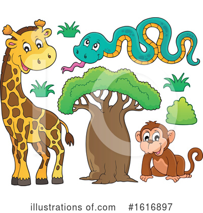 Royalty-Free (RF) Wildlife Clipart Illustration by visekart - Stock Sample #1616897